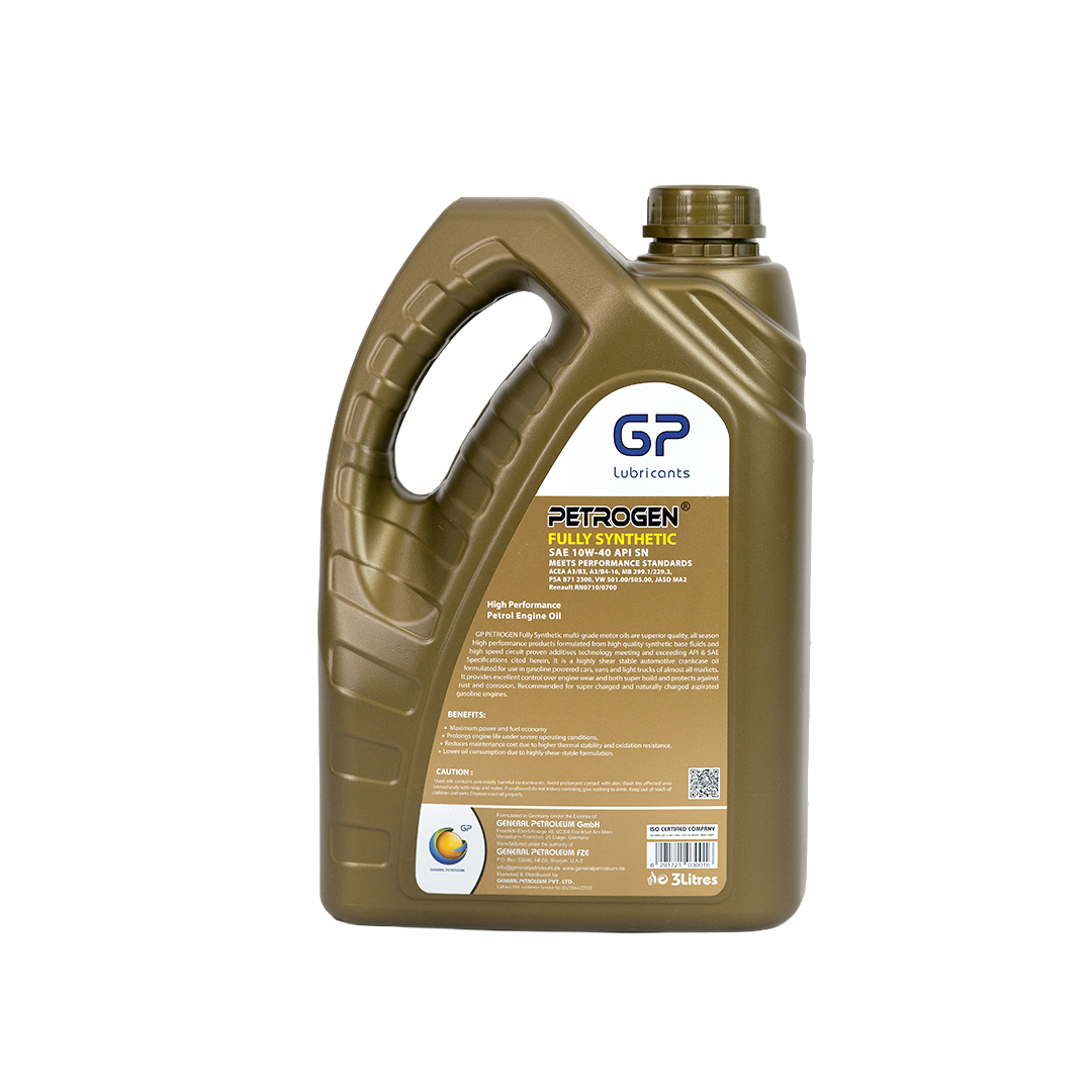 GP PETROGEN SYNTHETIC SAE 10W40 3L