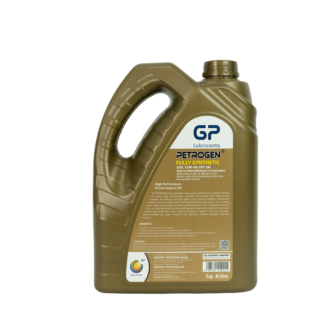 GP PETROGEN SYNTHETIC SAE 10W40 4L